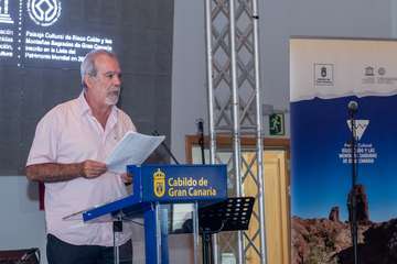 El Cabilldo celebra el primer aniversario de la declaración de Risco Caído como Patrimonio de la Unesco (Foto TA)